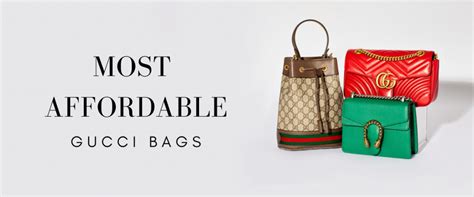 what is the cheapest thing gucci sells|most affordable Gucci bag.